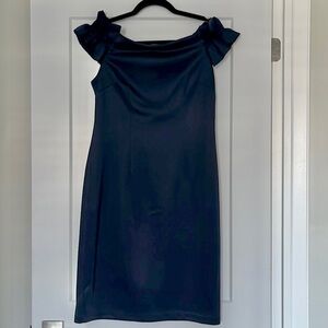 Navy Midi Dress by SLNY